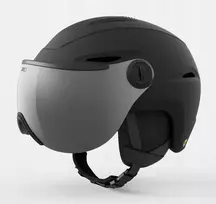MIVIDA Kask zimowy GIRO VUE MIPS matte juodas / sidabrinis flash roz. M (55.5-59 cm)