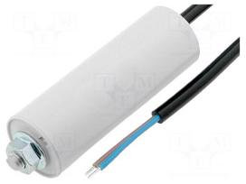 Capacitor: motors, run | 50uF | 450V | Ø45x114mm | -25÷70°C | ±10% | V: 4