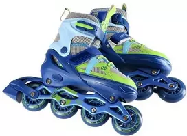 NJ1828A MĖLYNAI ŽALIA DYDIS. M(35-38) NILS EXTREME INLINE RIEDŽIAI