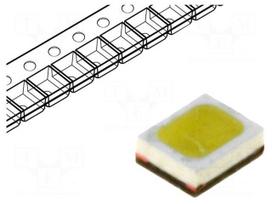 Power LED | white cold | 120° | 150÷300mA | Pmax: 1W | 40÷50lm | 2.8÷3.6V