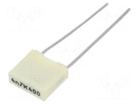 Capacitor: polyester | 4.7nF | 200VAC | 400VDC | Pitch: 5mm | ±10%