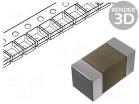Capacitor: ceramic | MLCC | 47nF | 50V | X7R | ±10% | SMD | 0603 | Series: GRM
