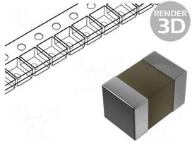 Capacitor: ceramic | MLCC | 10uF | 10V | X5R | ±10% | SMD | 0805 | Series: GRM