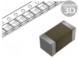 Capacitor: ceramic | MLCC | 10uF | 16V | X7R | ±10% | SMD | 1206 | Series: GRM