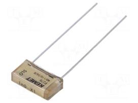 Capacitor: paper | X1 | 1nF | 480VAC | 10.2mm | ±20% | THT | Series: P278