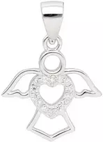 Sidabrinis pakabukas su cirkoniais "Angelas" Brasco 56298