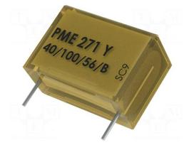 Capacitor: paper | Y2 | 100nF | 300VAC | Pitch: 25.4mm | ±20% | THT