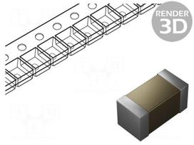 Capacitor: ceramic | MLCC | 10nF | 10V | X7R | ±10% | SMD | 0201 | Series: GRM