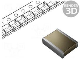 Capacitor: ceramic | MLCC | 68nF | 630VDC | C0G | ±5% | SMD | 3040