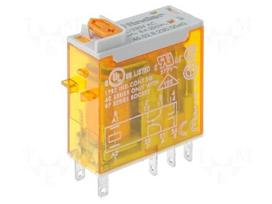 Relay: electromagnetic | DPDT | Ucoil: 24VAC | 8A/250VAC | 8A/30VDC