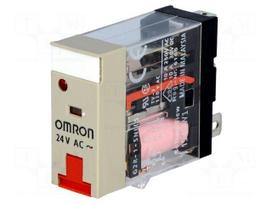 Relay: electromagnetic | SPDT | Ucoil: 24VAC | 10A/250VAC | 10A/30VDC