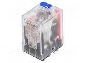 Relay: electromagnetic | 4PDT | Ucoil: 24VDC | 5A/250VAC | 5A/30VDC | 5A