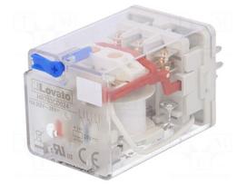Relay: electromagnetic | 3PDT | Ucoil: 24VDC | 10A/250VAC | 10A/30VDC