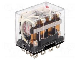 Relay: electromagnetic | 4PDT | Ucoil: 220VAC | 10A/110VAC | 10A/24VDC