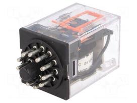 Relay: electromagnetic | 3PDT | 24VDC | 10A | max.250VAC | industrial