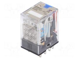 Relay: electromagnetic | 4PDT | Ucoil: 24VDC | 5A/220VAC | 5A/24VDC