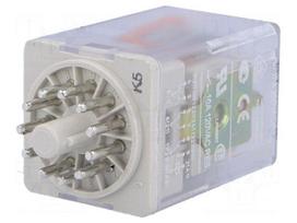 Relay: electromagnetic | 3PDT | Ucoil: 12VDC | 10A/250VAC | 10A/24VDC