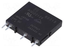 Relay: solid state | Ucntrl: 19.2÷28.8VDC | 2A | 75÷264VAC | PCB,THT
