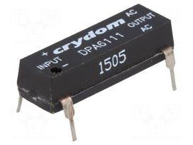 Relay: solid state | Icntrl: 10÷35mA | 1A | 20÷280VAC | THT | DIP