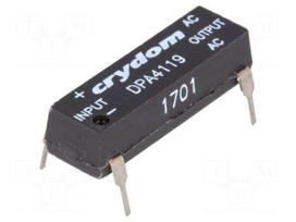 Relay: solid state | Ucntrl: 3.5÷10VDC | 1A | 20÷140VAC | THT | DIP