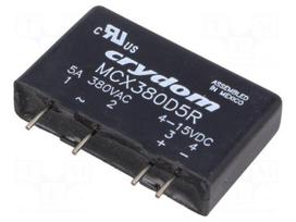 Relay: solid state | Ucntrl: 4÷15VDC | 5A | 48÷530VAC | THT | SIP