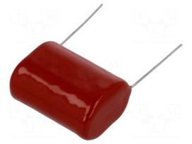 Capacitor: polypropylene | 100nF | 15mm | ±10% | 17x6.1x12.6mm | 630VDC