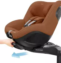 Automobilinė kėdutė Maxi-Cosi Mica 360 Pro, su i-Size, 0-18 kg (40-105 cm), rudos spalvos