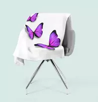 Pledas Violetinis drugelis