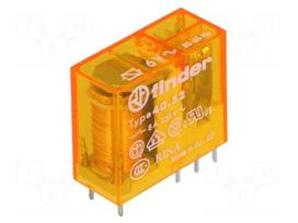 Relay: electromagnetic | DPDT | Ucoil: 6VAC | 8A/250VAC | 8A/30VDC
