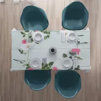 Staltiesė Rožės ir orchidėjos
