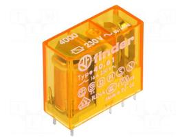 Relay: electromagnetic | SPDT | Ucoil: 230VAC | 16A/250VAC | 16A/30VDC