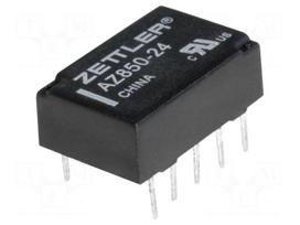 Relay: electromagnetic | DPDT | Ucoil: 24VDC | 0.5A/125VAC | 1A/30VDC
