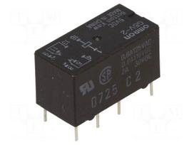 Relay: electromagnetic | DPDT | Ucoil: 5VDC | 0.5A/125VAC | 2A/30VDC