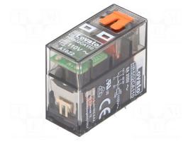 Relay: electromagnetic | DPDT | Ucoil: 110VAC | 8A/250VAC | 8A/30VDC