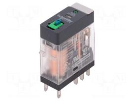 Relay: electromagnetic | DPDT | Ucoil: 24VDC | 5A/250VAC | 5A/30VDC | 5A