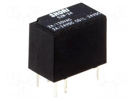 Relay: electromagnetic | SPDT | Ucoil: 24VDC | 1A/120VAC | 2A/24VDC