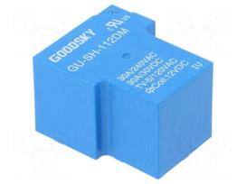Relay: electromagnetic | SPST-NO | Ucoil: 12VDC | 30A | Series: GU