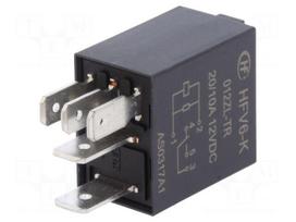 Relay: electromagnetic | SPDT | Ucoil: 12VDC | 30A | automotive | 124Ω