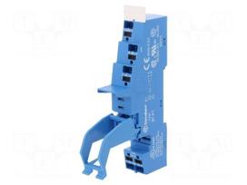 Socket | PIN: 5 | 16A | 250VAC | Mounting: DIN | Leads: spring clamps