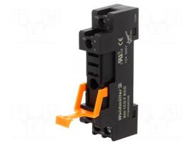 Socket | PIN: 5 | 12A | 300VAC | H: 80.2mm | W: 15.8mm | Mounting: DIN