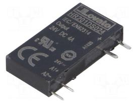 Relay: solid state | Ucntrl: 24VDC | 4A | 3÷28VDC | socket | Series: HR20