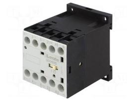 Contactor: 3-pole | NO x3 | Auxiliary contacts: NC | 24VDC | 6A | DIN | BG