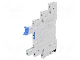 Socket | PIN: 5 | 10A | 250VAC | Mounting: DIN | Series: HR10,HR20