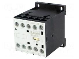 Contactor: 3-pole | NO x3 | Auxiliary contacts: NC | 24VDC | 9A | DIN | BG