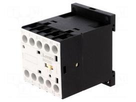 Contactor: 3-pole | NO x3 | Auxiliary contacts: NC | 24VDC | 12A | DIN