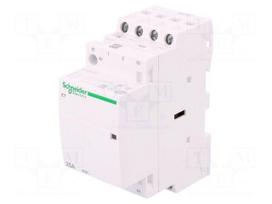 Contactor: 4-pole installation | NC x2 + NO x2 | 230÷240VAC | 25A