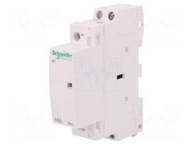 Contactor: 1-pole installation | NO | 24VAC | 16A | DIN | ICT | -5÷60°C