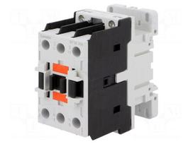 Contactor: 3-pole | NO x3 | 24VAC | 38A | DIN | BF | screw terminals | 690V