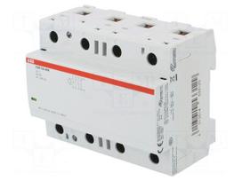 Contactor: 4-pole installation | NO x4 | 24VAC | 24VDC | 100A | DIN | ESB