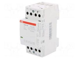 Contactor: 4-pole installation | NC x4 | 12VAC | 12VDC | 25A | DIN | ESB